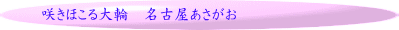 咲きほこる大輪　名古屋あさがお